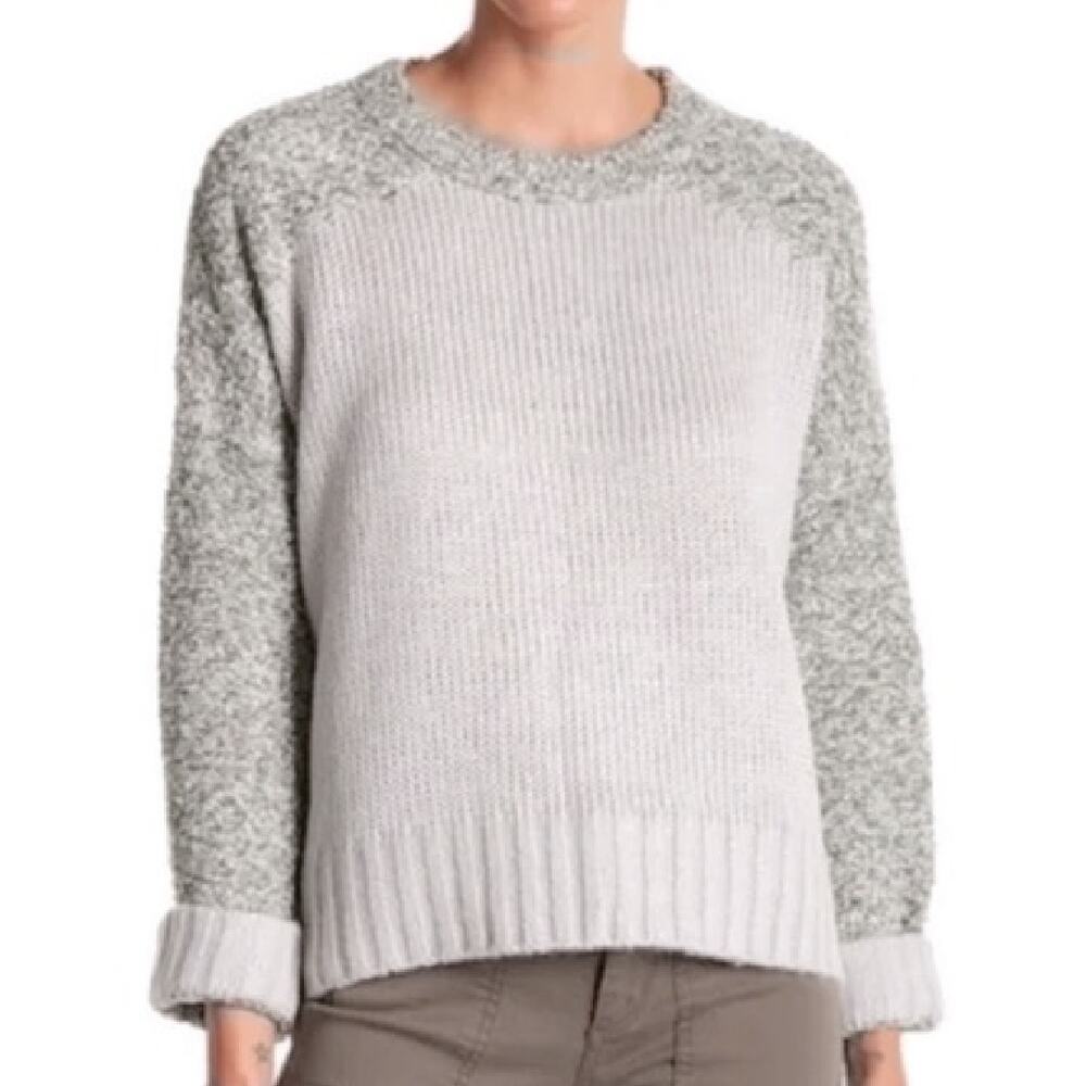 John + Jenn Sweater Size Small Gray Mixed Cozy Chunky Knit